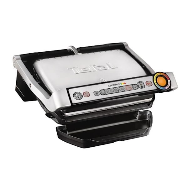 TEFAL GC712D12 Optigrill+ elektrisk köttgrill - Rostfritt stål Rostfritt stål