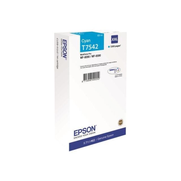 EPSON Cartridge Cyan - XXL - 7000 sidor - WF-8x90