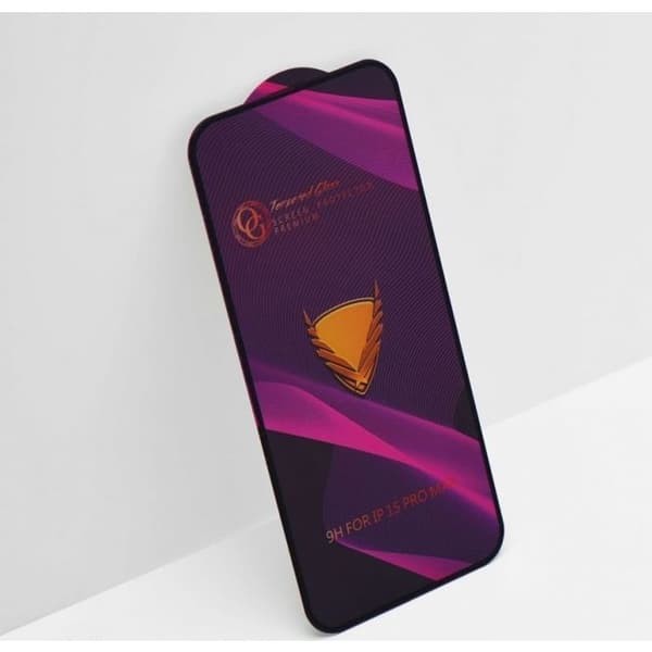 Härdat Glas - TELFORCEONE - iPhone 14 Pro Max - Svart - 1 Styck - Härdat Glas Svart