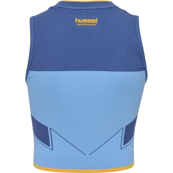 Sömlös damlinne Hummel blå XL/XXL