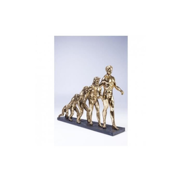 Statyett - KARE - EVOLUTION - Gyllene färg - 42,5x58x18,5 cm - Polyresin gyllene