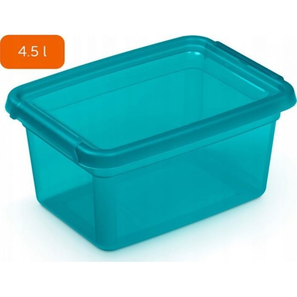 Moxom - OR-2322TBL - Basestore färgad lagringsbehållare, 4,5 l, ocean, transparent blå