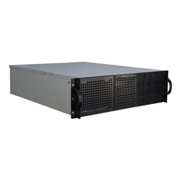 Inter-Tech IPC 3U-30240 Rackmonterbar 3U ATX utan USB-strömförsörjning Svart