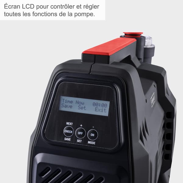Hushållsvattenpump GP1100JETLCD Scheppach