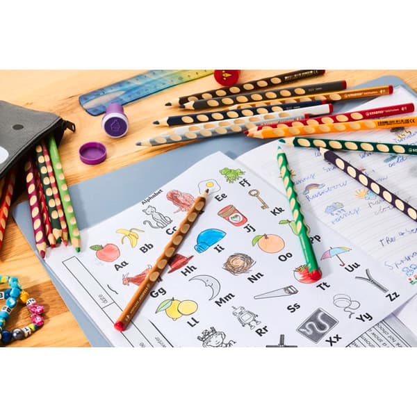 Färgpennor - STABILO - EASYcolors - Silver - Vänsterhänt - Ergonomisk 4,2 mm Pengar