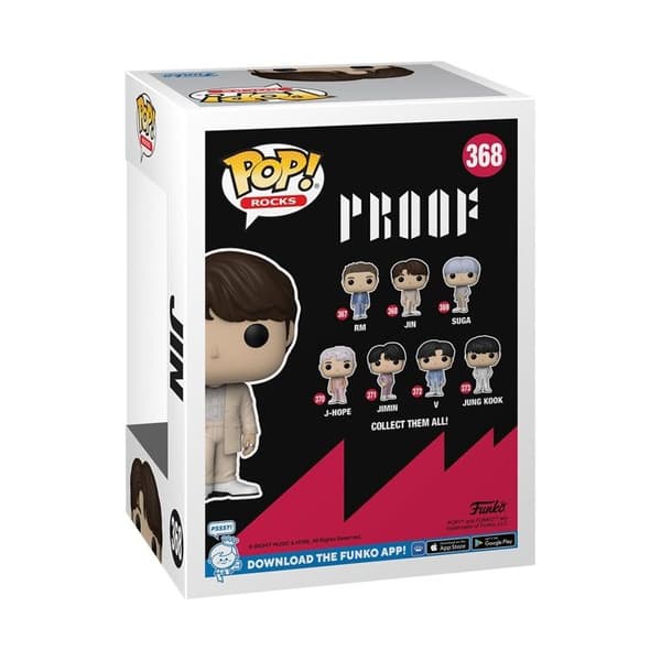 Funko Pop! Rocks: BTS - Jin Flerfärgad