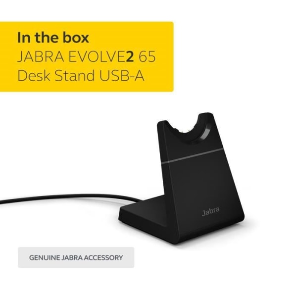 Jabra Evolve2 65 USB-A Laddningsställ - Svart
