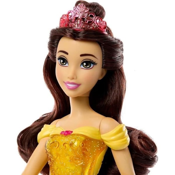 Vacker docka 29 cm, Mattel Disney Princess Doll dressing och tillbehör HLW11 Flerfärgad