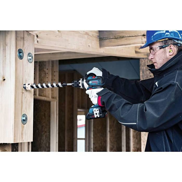 18V GSB 18V-110 C slagborrskruvmejsel - BOSCH - Metallchuck - Kickback Control Blå
