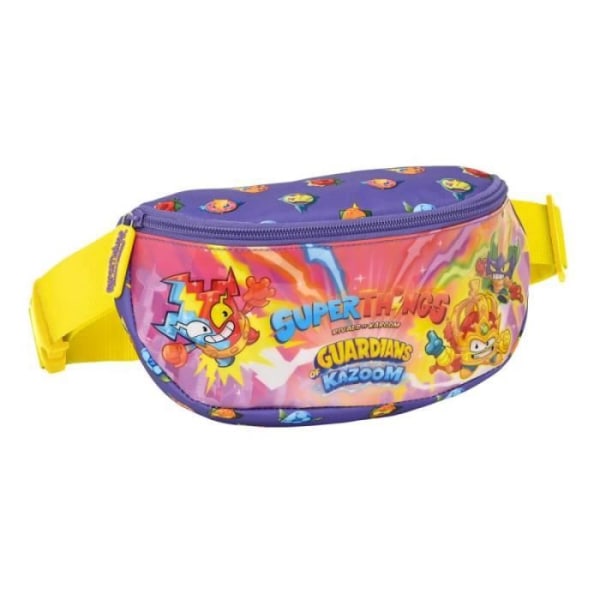 SuperThings Guardians of Kazoom Purple Yellow Fanny Pack (23 x 14 x 9 cm)