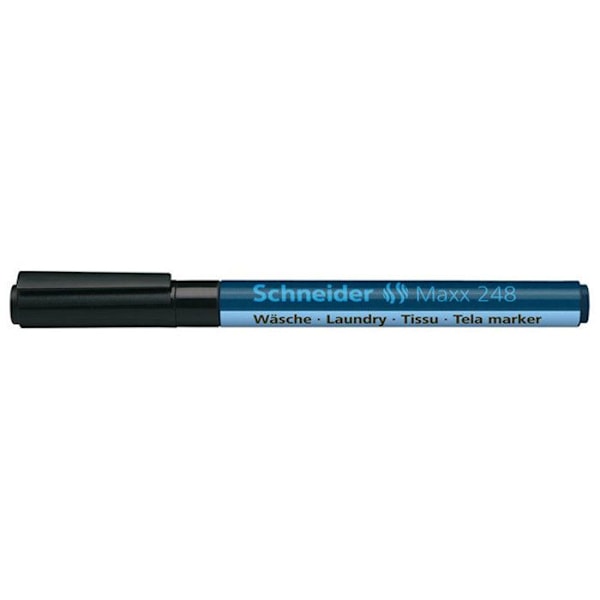 Tygmärke - Maxx - 248 - Svart - Oföränderlig - Fin spets - 1.0 mm Svart