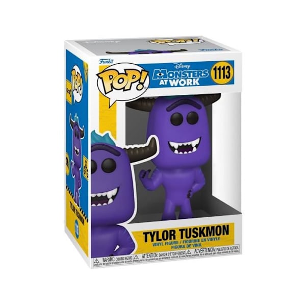 Figurine POP! - Funko - Tylor Tuskmon - 9 cm - Monstrositet och Co - Vuxen - Blandat Flerfärgad