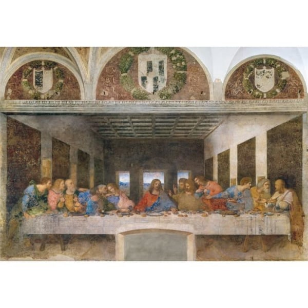 Pussel Compact 1000 bitar: De Vinci - Nattvarden