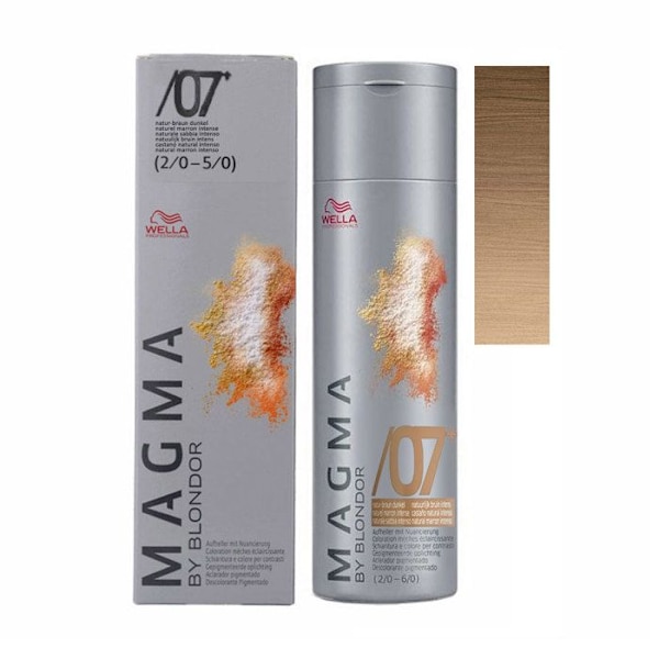 07 plus Intensiv naturlig kastanj Wella Magma 120gr