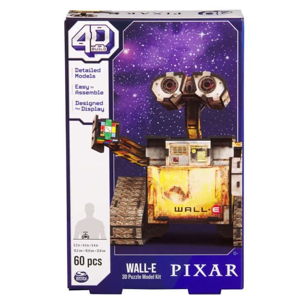 Pussel 3D - SPIN MASTER - WALL-E - 60 delar - Detaljerad modell - För samlare