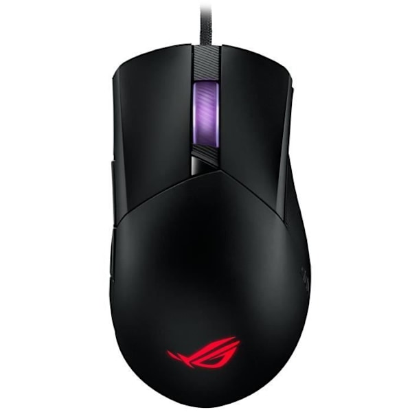 ASUS ROG Gladius III Gaming Mus - Kabelansluten - 19 000 DPI - RGB - Högerhänt design