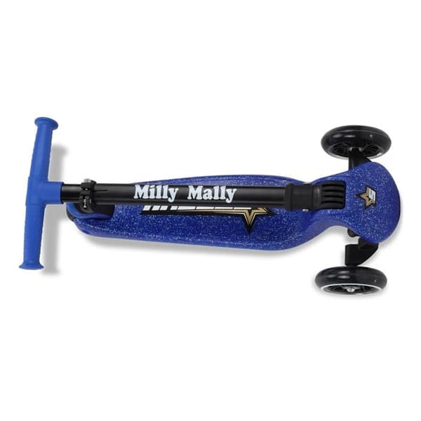 Scooter - Milly Mally - Sparky - Blå - 3 hjul - Fällbar Blå