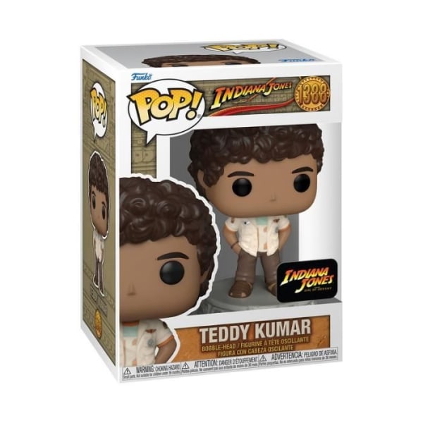 Funko Pop! Filmer: Indiana Jones and the Dial of Destiny - Teddy Kumar Flerfärgad