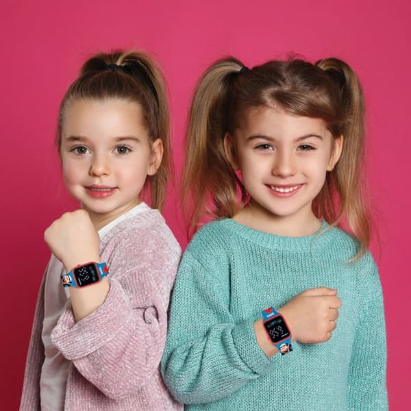 Digital klocka - LEXIBOOK - Smurfar - LED - Visning 12h/24h - Justerbart armband blå