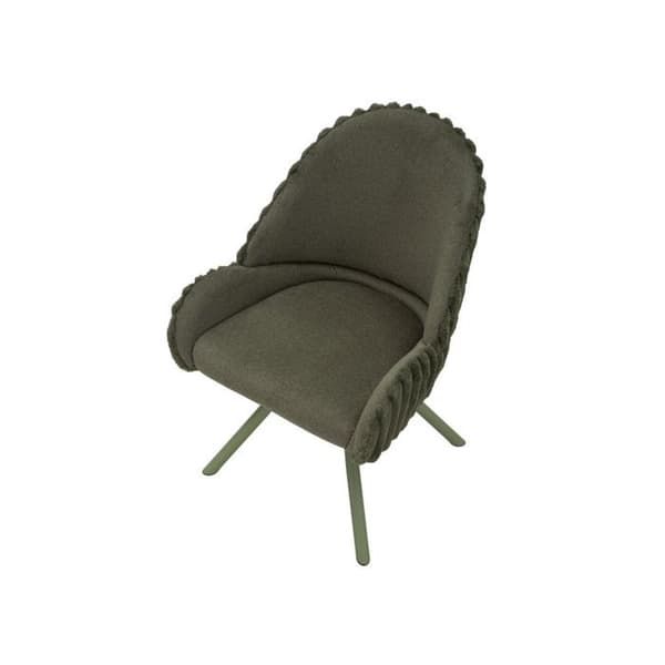 Set med 2 Designstolar "Stoccolma" 85cm Grön