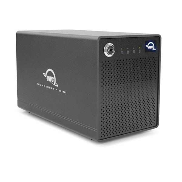 OWC Extern hårddiskchassi RAID 4 fack Thunderbolt 3 - ThunderBay 4 mini