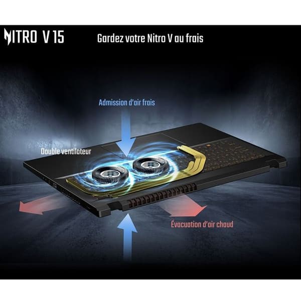 Gaming Laptop - ACER - Nitro V 15 - Intel Core i5 - 32 GB RAM - 512 GB SSD