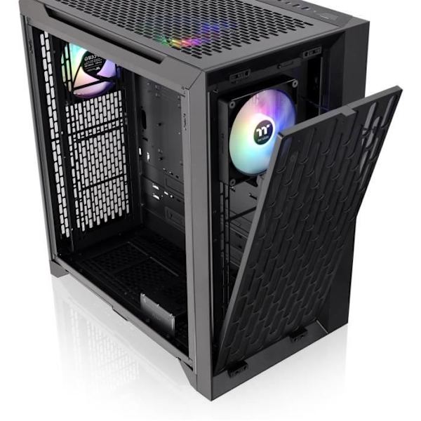 PC-fodral utan strömförsörjning - THERMALTAKE CTE C700 TG ARGB (svart) - Medium tower - E-ATX-format