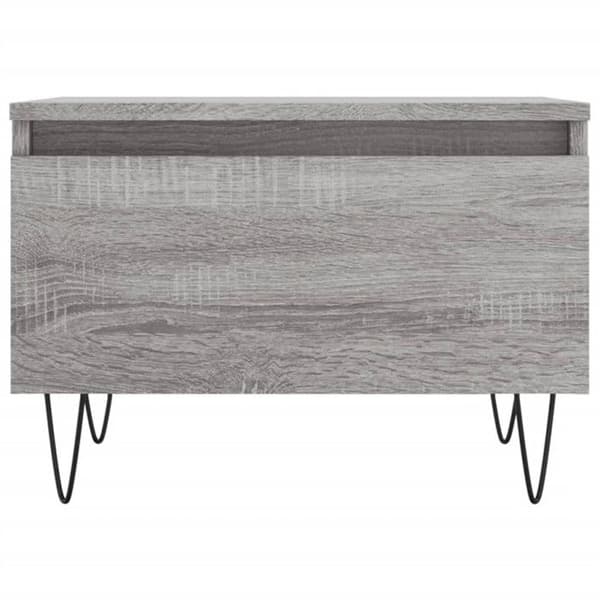 vidaXL Soffbord 2 st Sonoma Grå 50x46x35 cm Konstruerat trä 830873