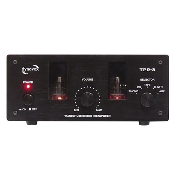 Dynavox TPR-3 AUX rörförförstärkare - svart