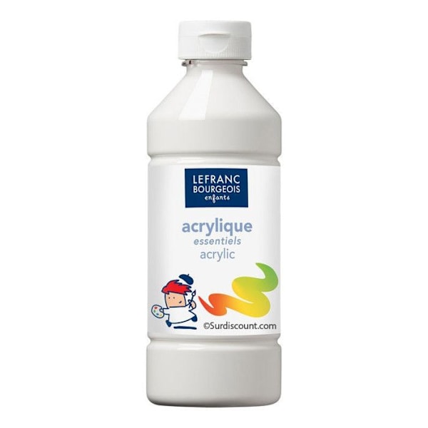 Loisir Créatif - L&B Education - 188537 - Flytande Akryl - Vit - 500 ml Vit