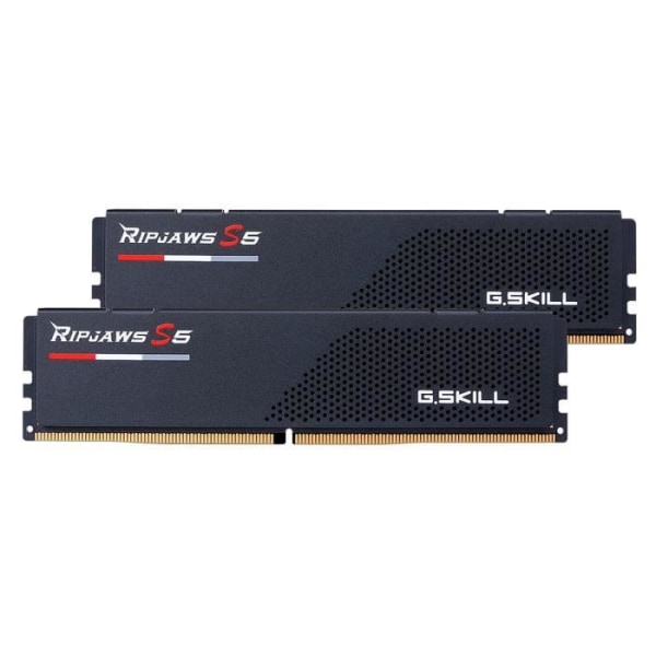 G.Skill RipJaws S5 32GB (2 x 16GB) DDR5 6000MHz CL30 - Svart - Dual Channel Kit 2 DDR5 RAM PC5-48000 - F5-6000J3040F1