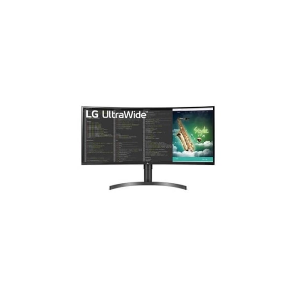 LG 35WN75CP B 35" Böjd UWQHD svart PC-skärm