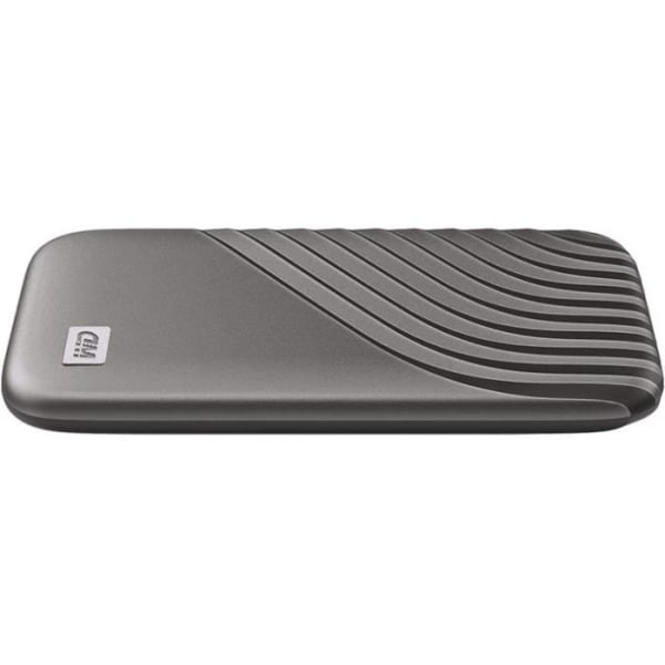 WD My Passport™ - Extern SSD - 500 GB - USB-C - Grå (WDBAGF5000AGY-WESN)