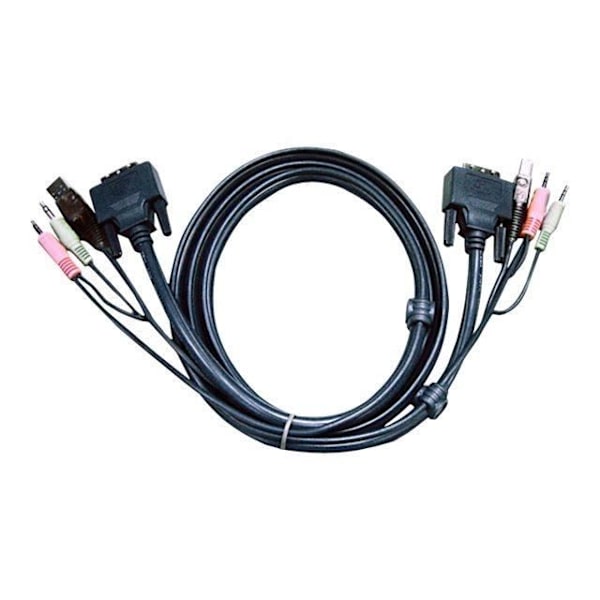 Aten CL3000 KVM-konsol, LCD-konsol för 48,26... Svart
