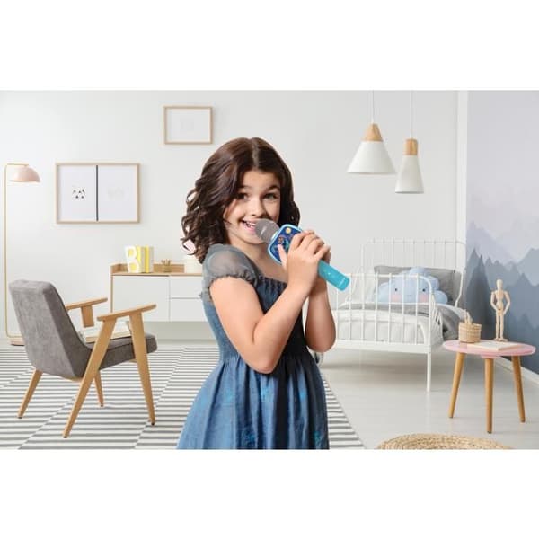 Trådlös Micro Karaoke Stitch med Bluetooth-högtalare BLÅ