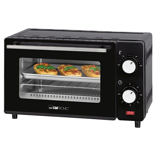 Mini ugn - Clatronic - MB 3746 - 8L - 230°C - 650W - Timer 60 min