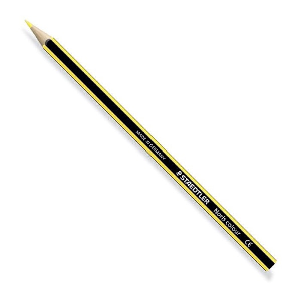 Färgpennor - STAEDTLER - NORIS PLUMIER - 12 assorterade färger - Certifierad trä - Ergonomisk 12 olika färger