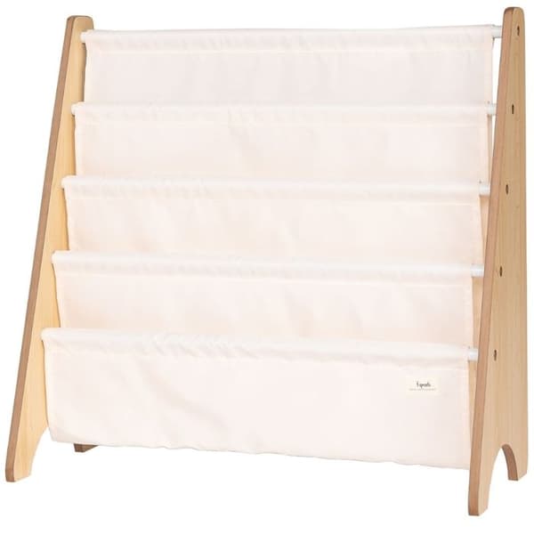 3 Groddar - Krämig barnbokhylla - ELEMENT FÖR BARN beige