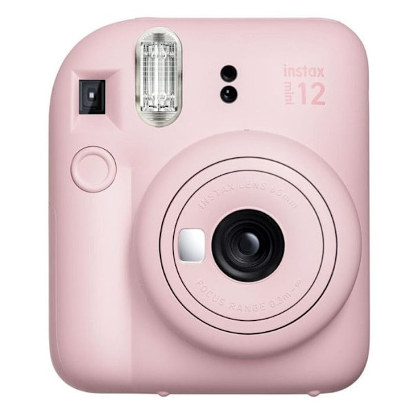 Sofotografiapparat - Fujifilm - Instax Mini 12 - Rosa - Automatisk exponering - Selfie-spegel Rosa
