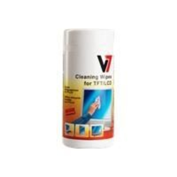 V7 Rengöringsservett - Skärm - 100 st