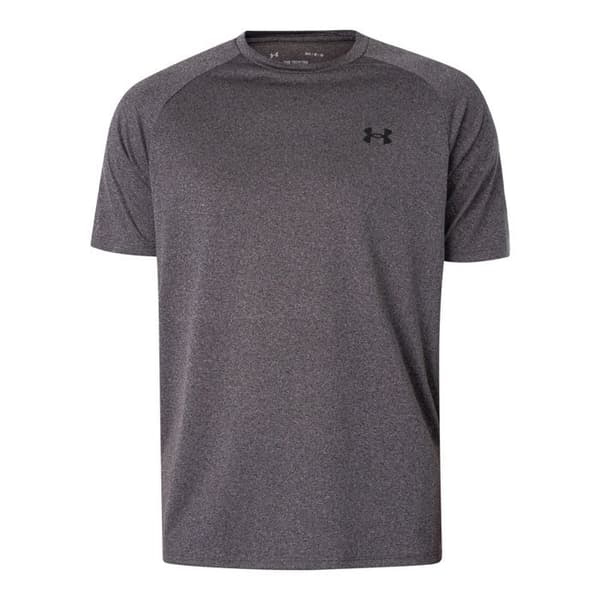 T-shirt - UNDER ARMOUR - TECH 2.0 SS - Kortärmad - Grå - Polyester antracit S