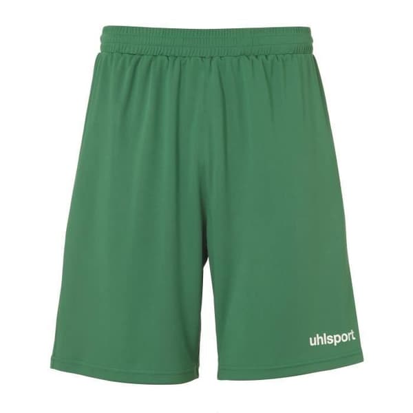 Uhlsport center basic juniorshorts - grön/vit - 12 år Grön/vit 10 år