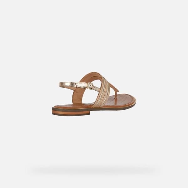Geox Sozy Plus damsandaler mörkguld 40