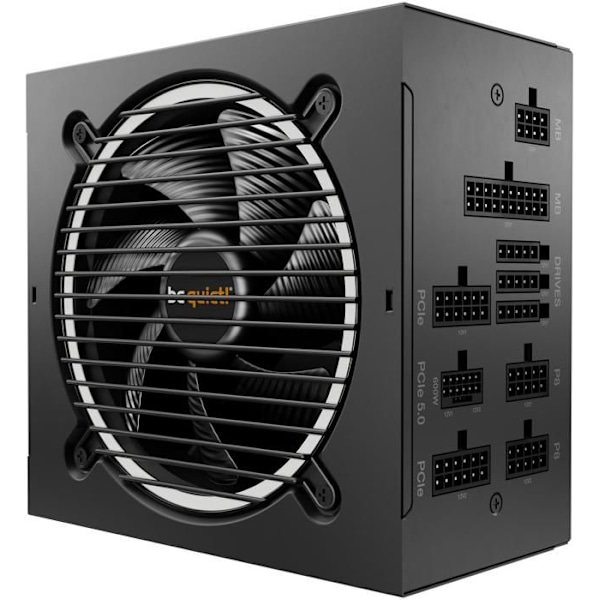 Mat - Var tyst! - Pure Power 12 M - 850W - 80Plus Gold - ATX 3.0 Svart