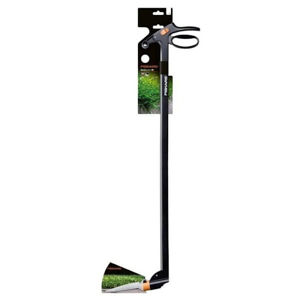 Servo GS46 98 cm lång räckvidd gräsklippare - FISKARS - 360° roterbara blad - Ergonomisk användning Svart