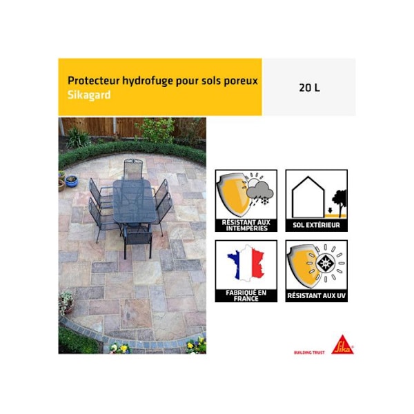 SIKA Vattenavvisande - Sikagard-212 Satine Golvskydd - 20L Färglös