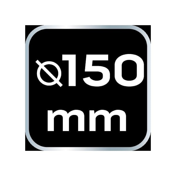 Poleringskudde 150 x 150 mm x 25 mm, medelgrov svamp