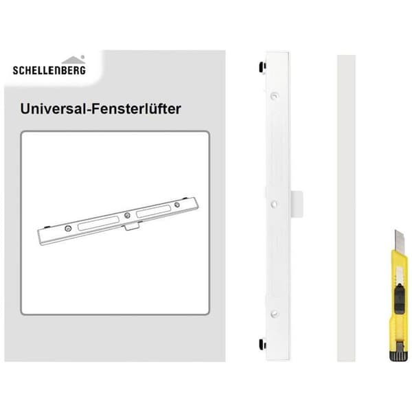 Schellenberg 46600 Universell fönsterventil vit Vit