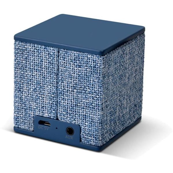 FRESH 'N REBEL ROCKBOX CUBE FABRIQ Indigo Bluetooth-högtalare