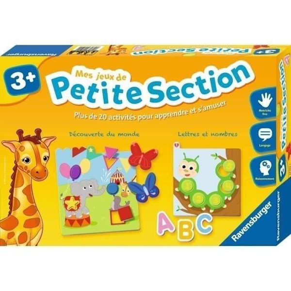 Komplett pedagogisk boxset - Mina små sektionsspel - Ravensburger - 20 aktiviteter - Från 3 år Flerfärgad